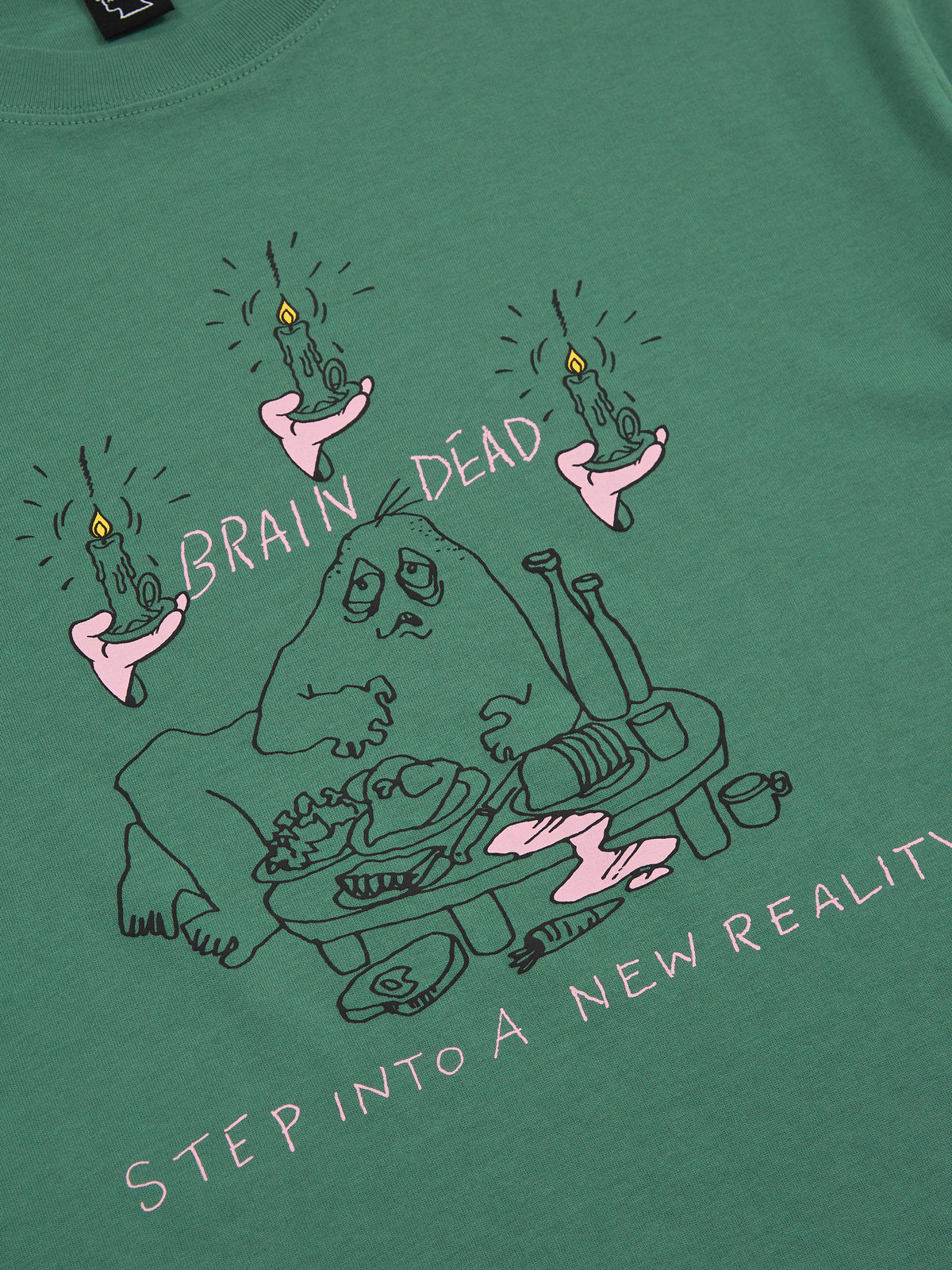 Check out our Brain Dead New Reality T-Shirt - Green Brain Dead