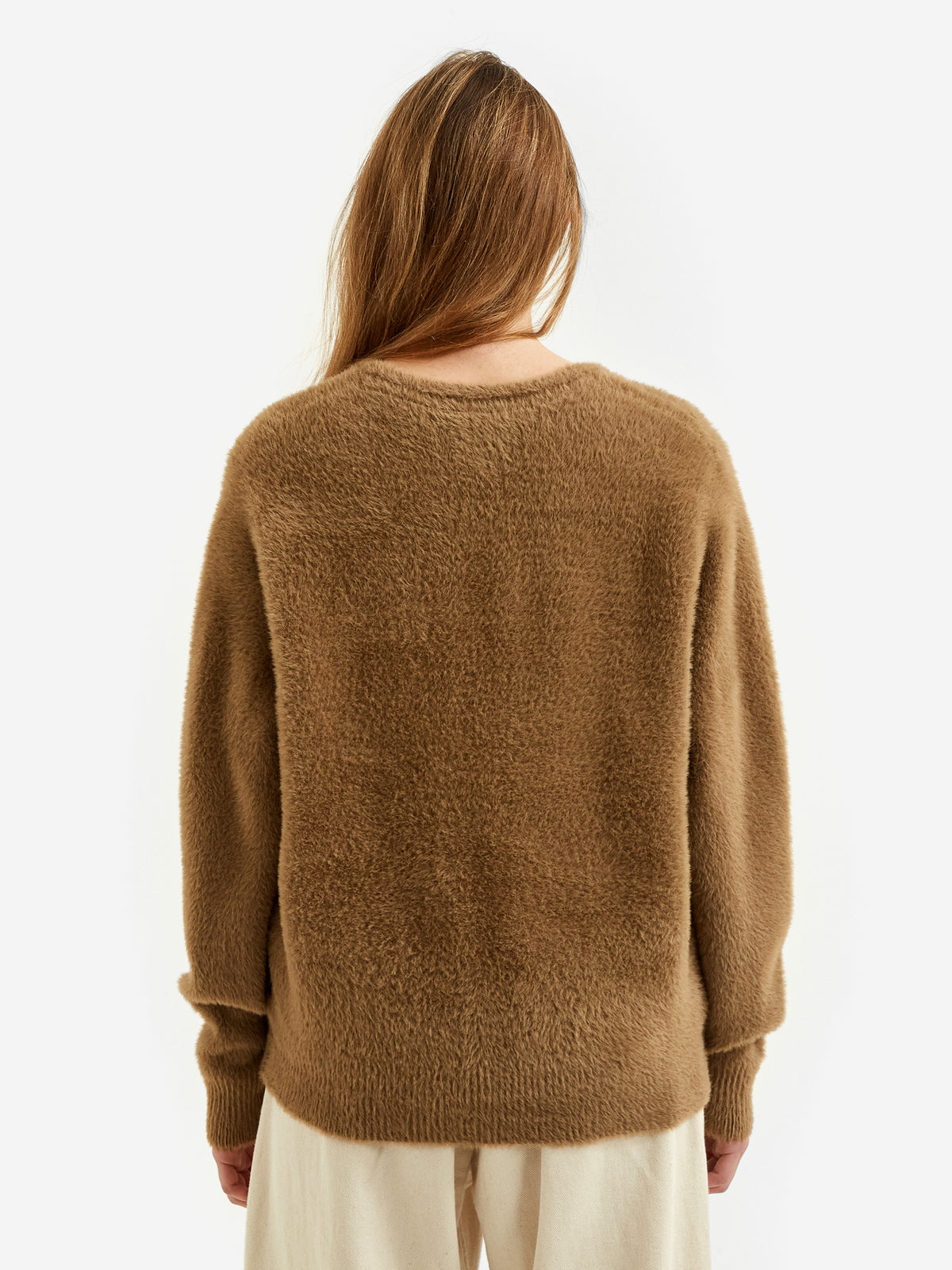 The Stussy Shaggy Cardigan W - Taupe Stussy is sold at the lowest